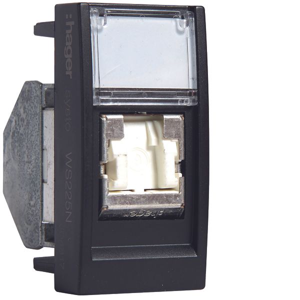 Systo 1M RJ45 Cat.6 STP, black image 1