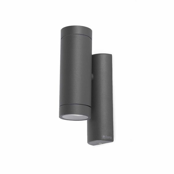 STEPS DARK GREY WALL LAMP GU10 35W image 1