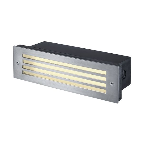 BRICK MESH LED rec. wall lamp, 4W, 3000K, IP54, stainl steel image 1