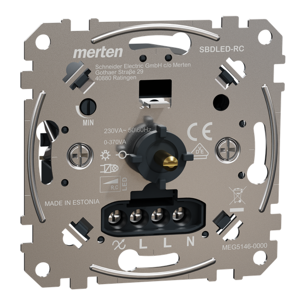 Merten MW LED Rot. Dimmer insert RC-370W MEG5146-0000 image 1