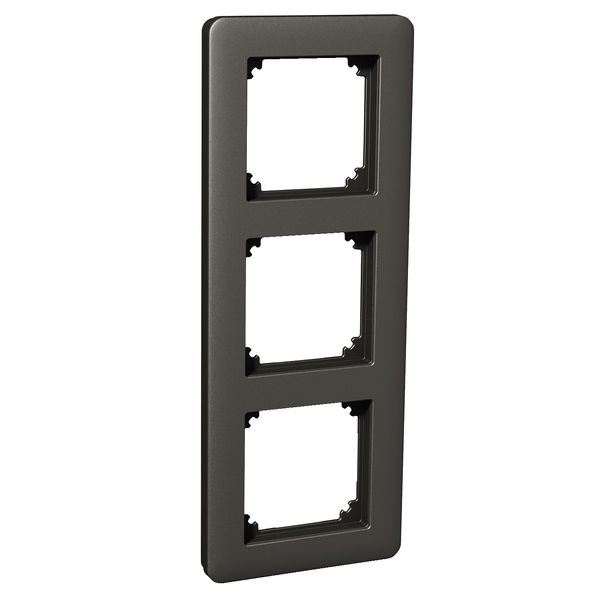 Exxact Primo 3-gang frame anthracite image 3