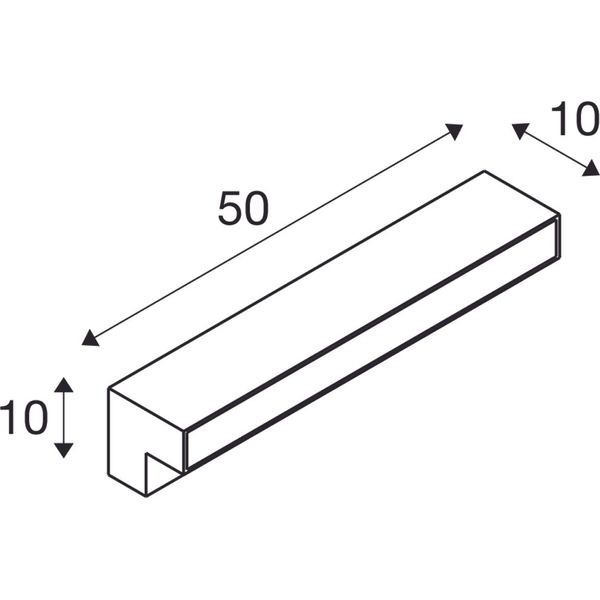 L-LINE OUT 60 11,5W 3000/4000K 230V LED IP65 anthracite image 2