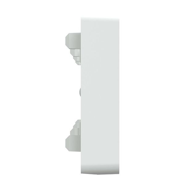 Push button sensor Flex, KNX, system design, 4-fold, rocker, lotus white image 1