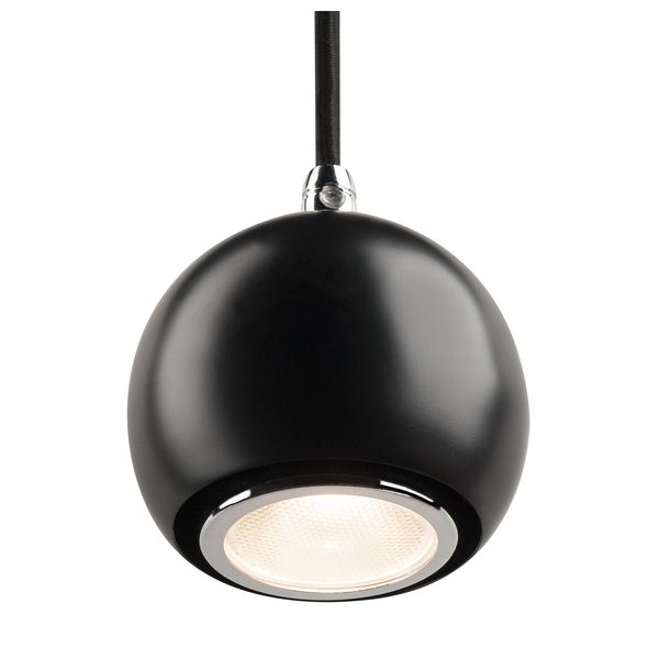 LIGHT EYE BALL GU10 pendulum luminaire, GU10, black/chrome image 3