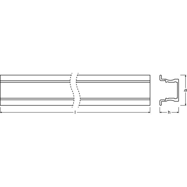 Medium Profiles for LED Strips -PM04/UW/23X15,5/10/2 image 2