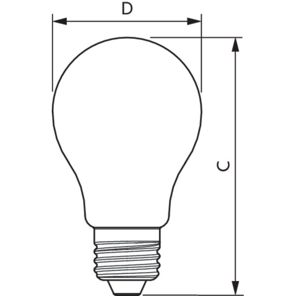 MAS VLE LEDBulbD4-25W E27 A60 GOLD SP G image 2