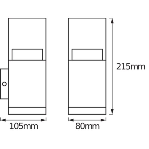 ENDURA STYLE CRYSTAL Wall updown 9W image 3