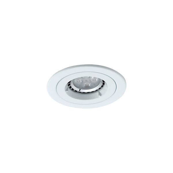 Twistlock GU10 IP65 Downlight Matt White image 1