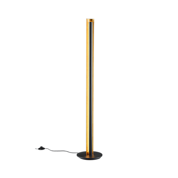 Texel LED floor lamp black/gold image 1