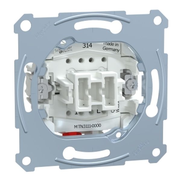 One-way switch insert 1 pole, flush-mounted, 10 AX, AC 250 V, screwl. term. image 3