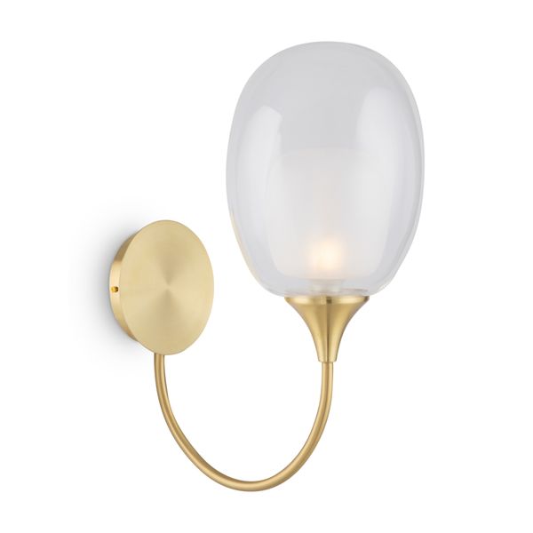 Modern Aura Wall lamp Brass image 1