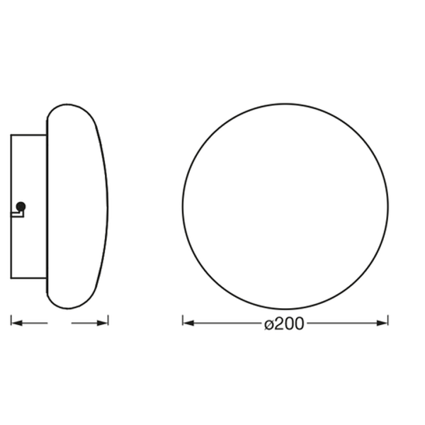 SMART+ WIFI ORBIS WALL AQUA Round 200mm TW image 5