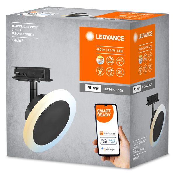 SMART+ TRACKLIGHT CIRCLE Black TW image 8