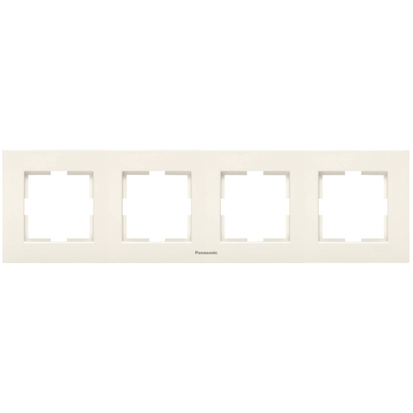 Karre Plus Accessory Beige Four Gang Frame image 1