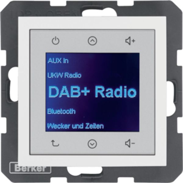 Radio Touch  UP DAB+, Bluetooth S.1/B.x polar wite glossy image 1