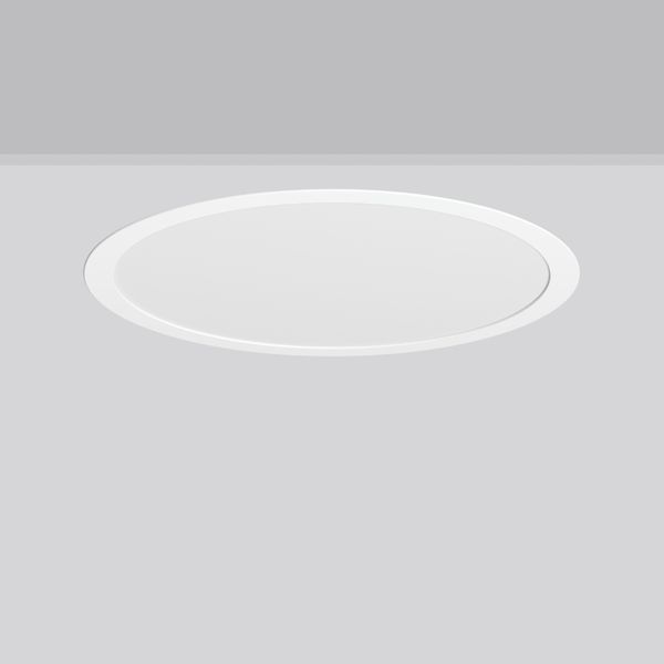 TOLEDO FLAT+ round, 26 W, 3150 lm, 827-865, white, DALI Recessed downl image 1