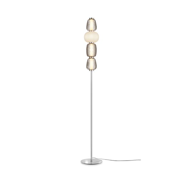 Modern Pattern Floor lamp Chrome image 1