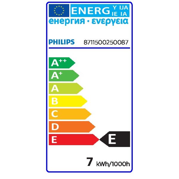 Deco 7.0W E14 230-240V T17 CL 1CT/10X10F image 4