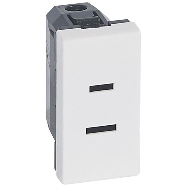 Socket outlet Mosaic - US - 2P - 1 module - white image 2