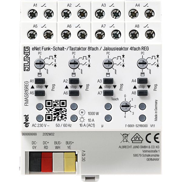 ENet push-button standard 1-gang FMCD1700GR image 2