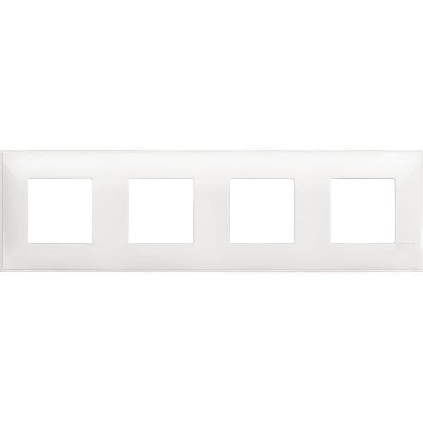 CLASSIA - COVER PLATE 2X4P WHITE image 1