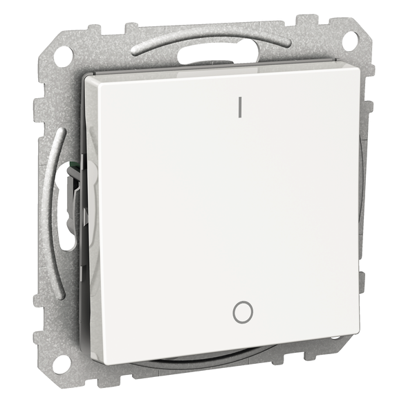 Exxact rocker switch 3-pole screwless white image 4