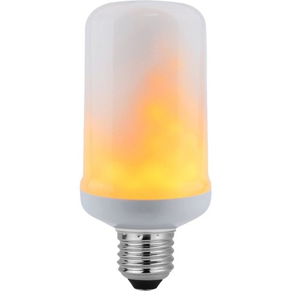 LED E27 T60x140 230V 60Lm 5W 815 AC Flicker Flame Effect Non-Dim image 2