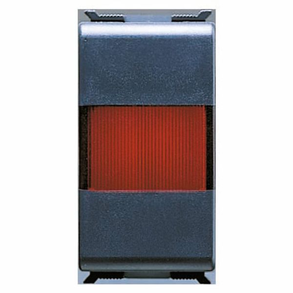 INDICATOR LAMP - 12/24/250 V - SINGLE - RED - 1 MODULE - PLAYBUS image 2