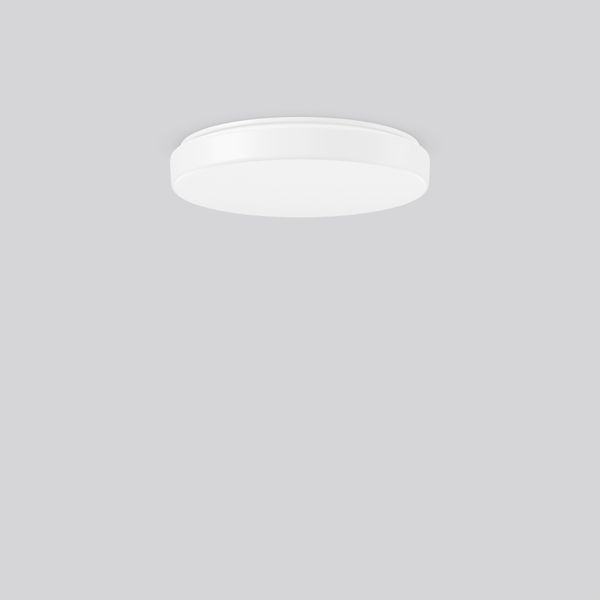 Flat Polymero Kreis Slim, 19 W, 2000 lm, 840, white, Phase-cut Ceiling image 2