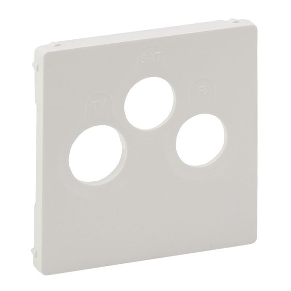 Cover plate Valena Life - TV-R-SAT socket - white image 1