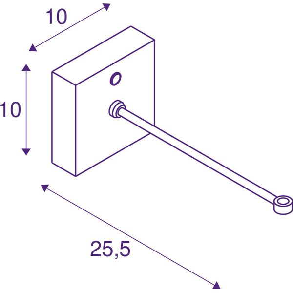 FITU BASE CRANE W 230V LED IP20 white image 2