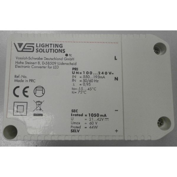 Driver 22-44W / 1050mA / 100-240 / 21-42V image 1