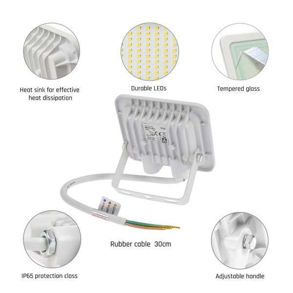 NOCTIS LUX 2 SMD 230V 10W IP65 WW white image 14