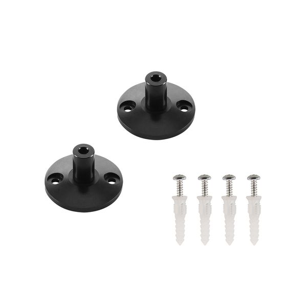 WALL BRACKET, for TENSEO, short, black, 2 pieces image 1