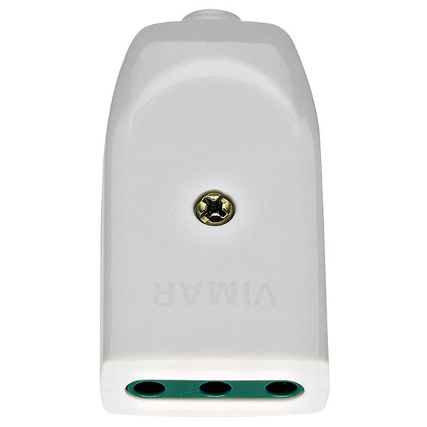 2P+E 10A P11 axial outlet white image 1