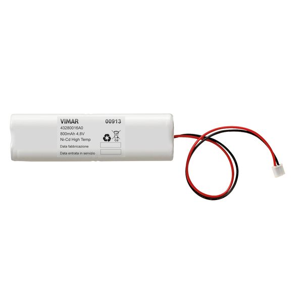 Rechargeable battery Ni-Cd 4,8V 80mAh image 1