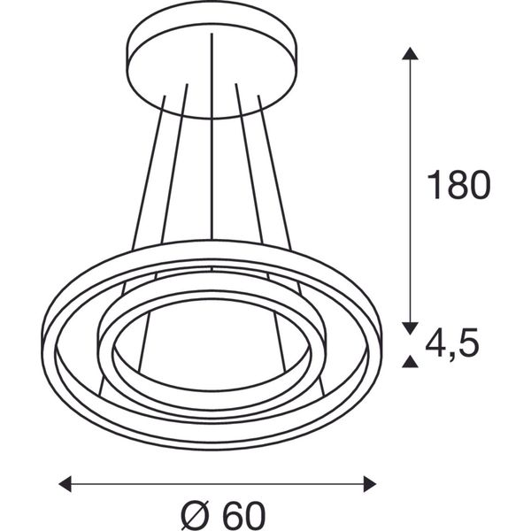 ONE DOUBLE PHASE 35W 1230/1885lm 130ø?90 230V 2,7/3K brass image 2