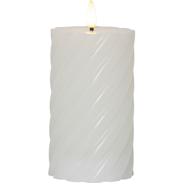 LED Pillar Candle Flamme Swirl image 1