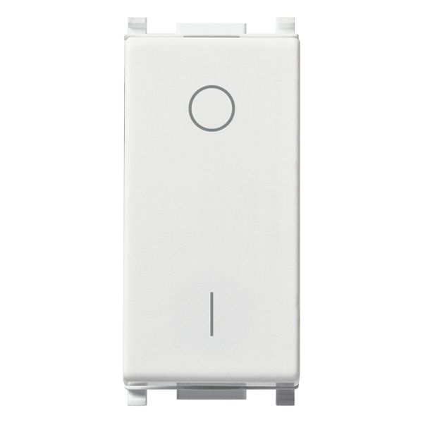 2P 16AX 1-way switch white image 1