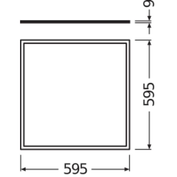 PANEL VALUE 600 40 W 4000 K WT image 3