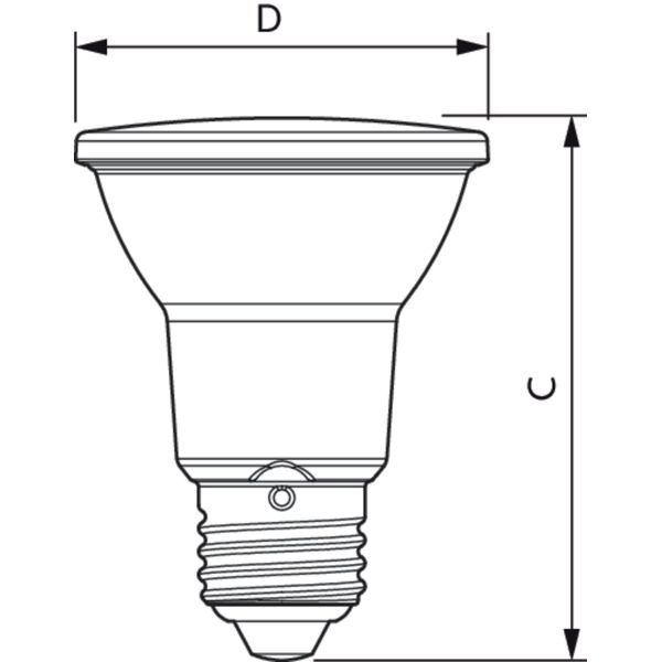 MAS LEDspot VLE D 6-50W 940 PAR20 25D image 2