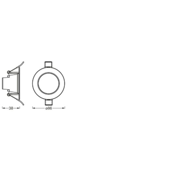 SMART RECESS DOWNLIGHT TW AND RGB 86mm 36° RGB + TW image 10