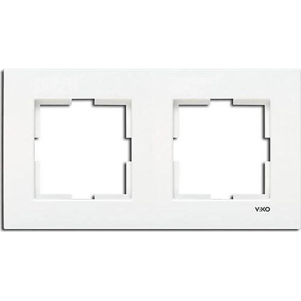 Karre Accessory White Two Gang Frame image 1