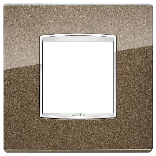 Classic plate 2MBS Bright metallic Siena image 1