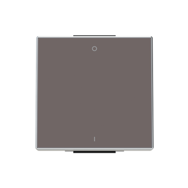 8501.2 TP Rocker with marking Characters 0 and 1 for Switch/push button, Single rocker Brown - Sky Niessen image 1