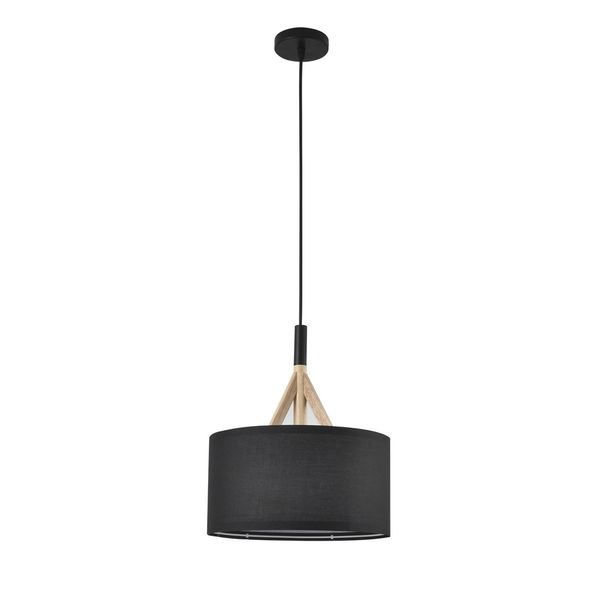 Abi Pendant Lamp 30cm 1xE27 Black image 1