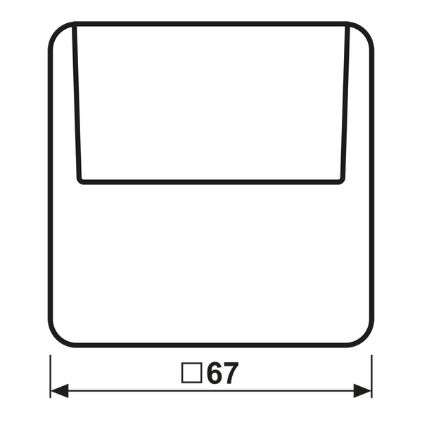 Key card holder with centre plate CD590CARDPT-L image 5