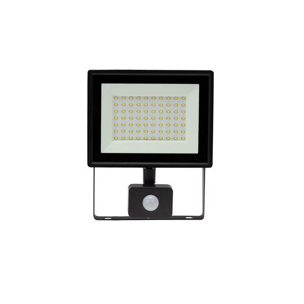 NOCTIS LUX 3 FLOODLIGHT 50W NW 230V IP44 180x215x53mm BLACK with PIR sensor image 3