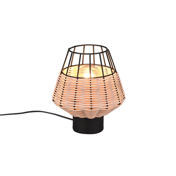 Borka table lamp E27 rattan image 1