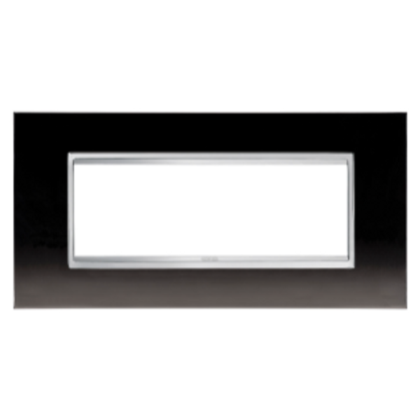 6M LUX PLATE  BLACK ALUMINIUM image 1